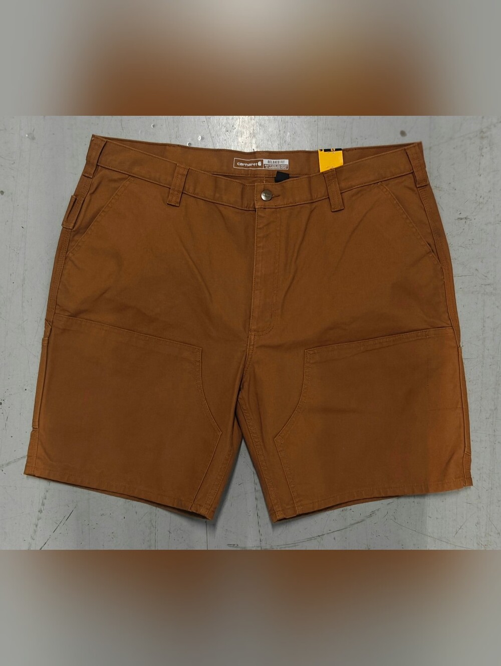 Carhartt Rugged Flex Relaxed Fit Duck Double Front Utility Work Shorts Men’s 42